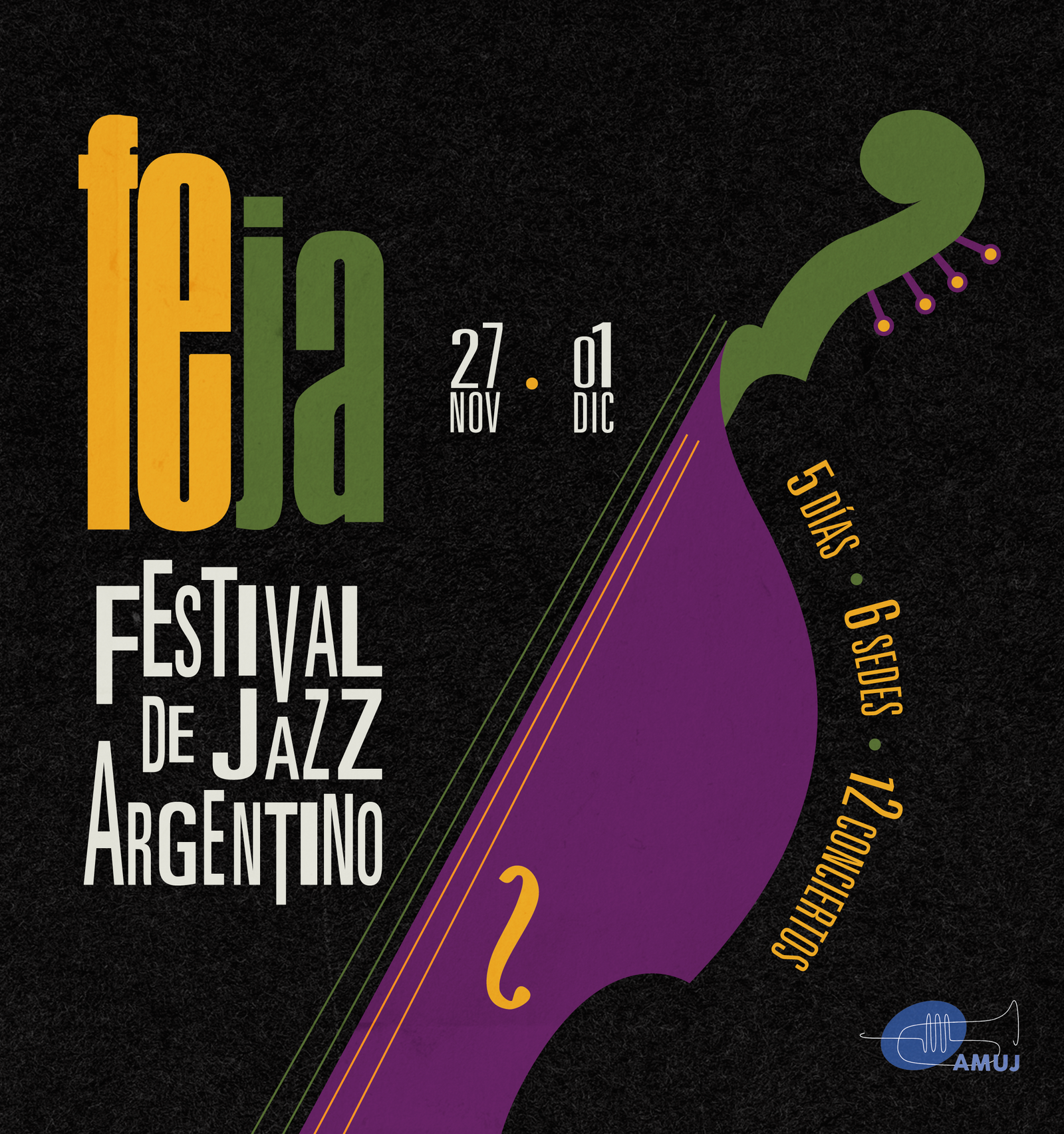 Identidad FEJA — Festival de Jazz Argentino